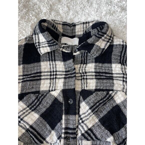 Bella Dahl Girl Sz. 12 Black & White Checkered Button Up. Soft, Exc. Quality - Picture 10 of 12
